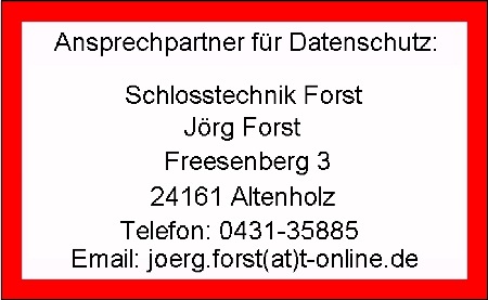 Ansprechpartner Datenschutz